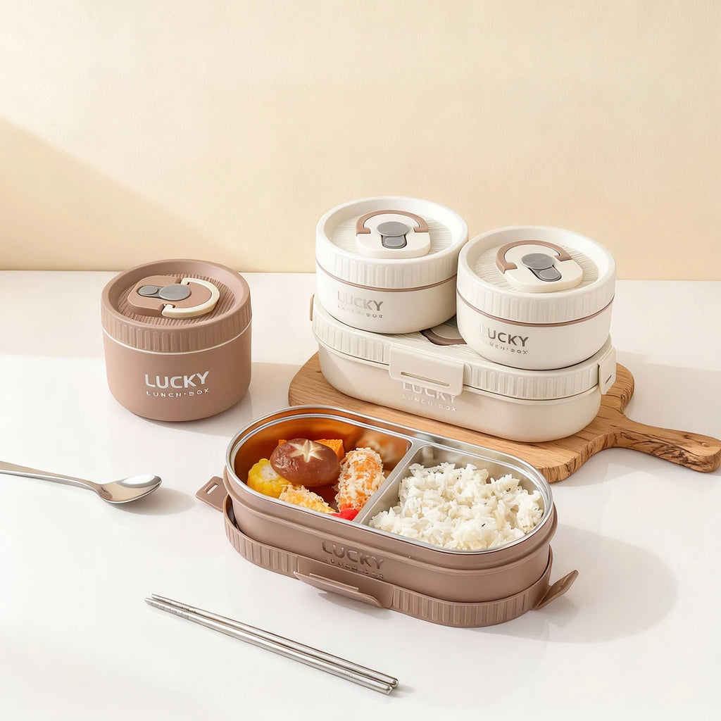 Oval Insulated Lunch Box