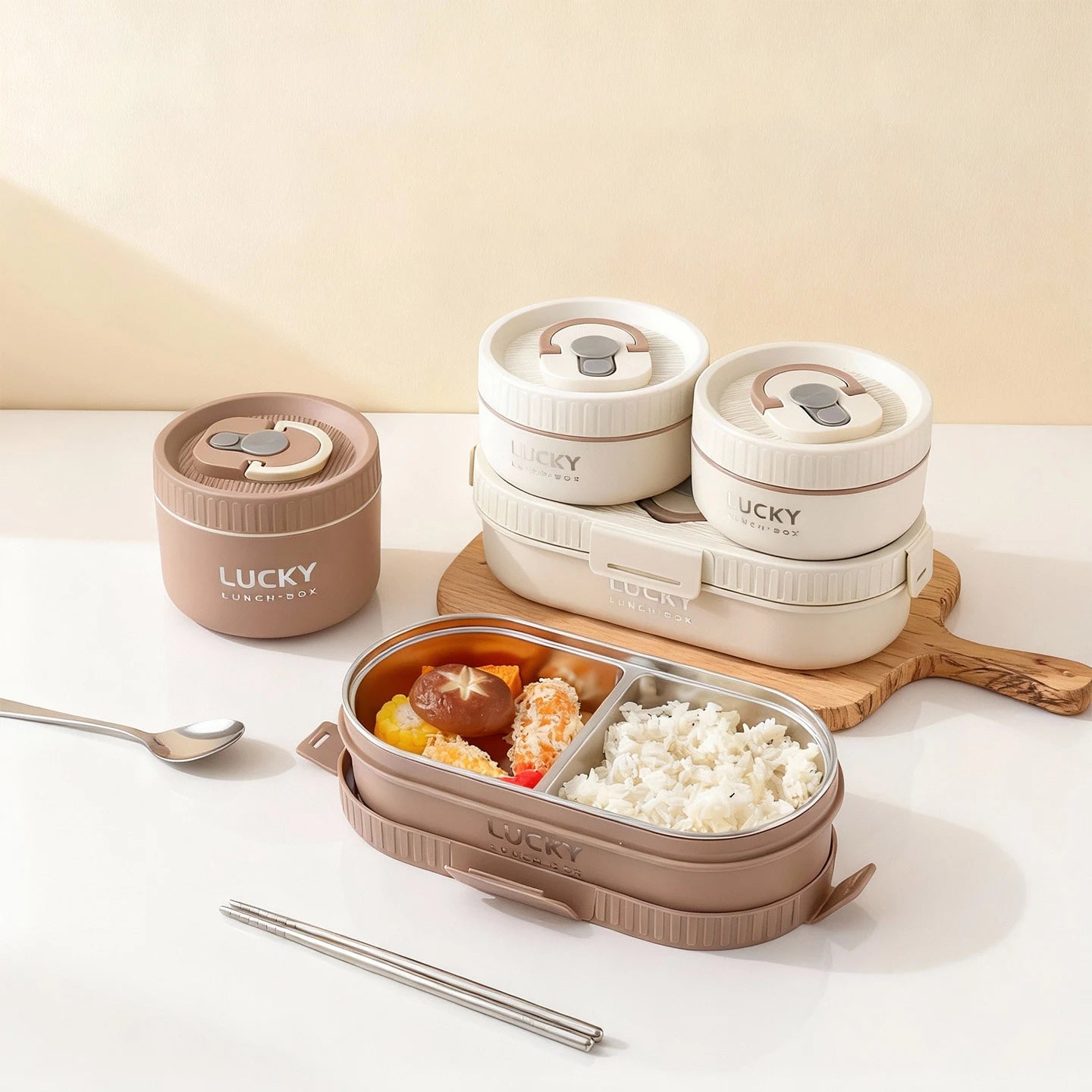 Oval Insulated Lunch Box