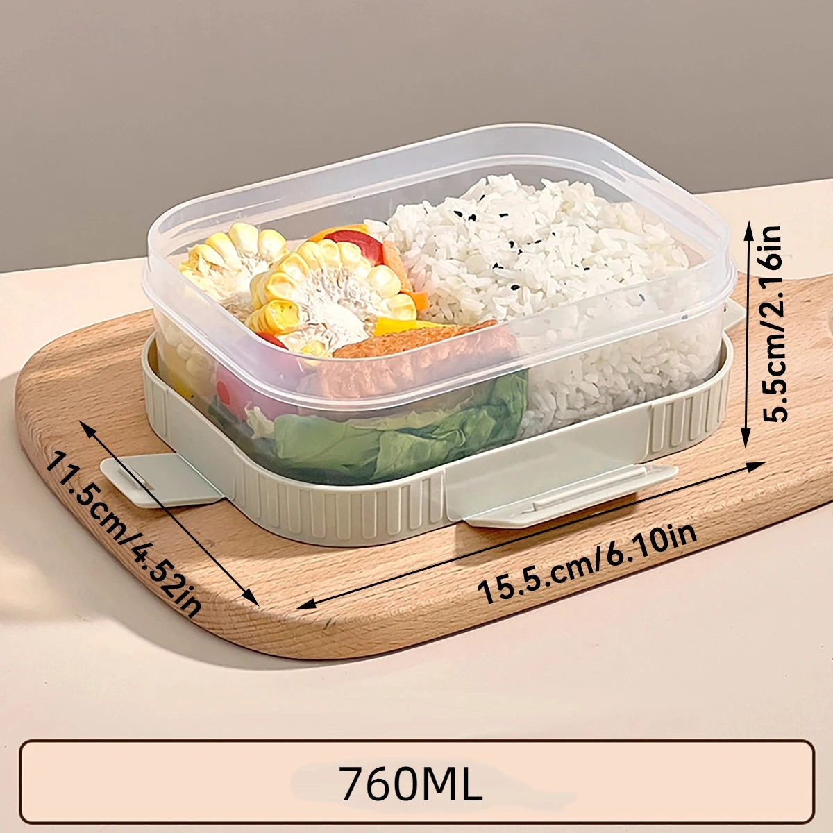 Clear Plastic Lunch Box