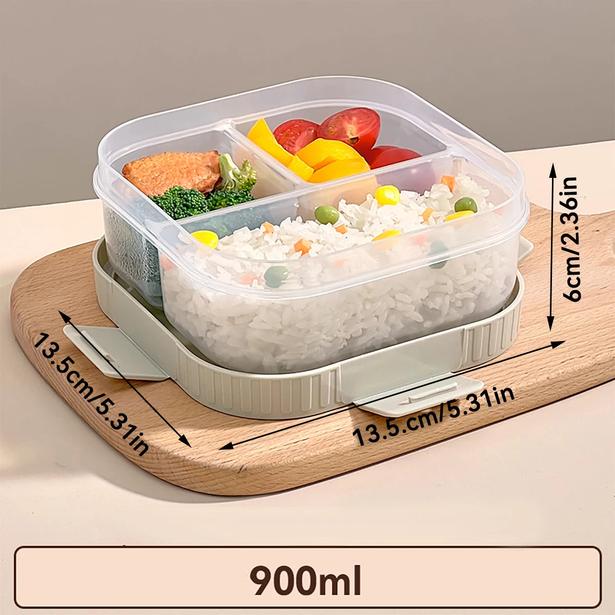 Clear Plastic Lunch Box
