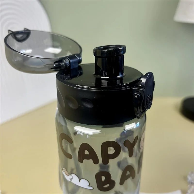 Kids Water Bottle with Cute Cartoon Design Capybara (780ml)