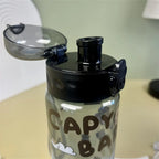 Kids Water Bottle with Cute Cartoon Design Capybara (780ml)