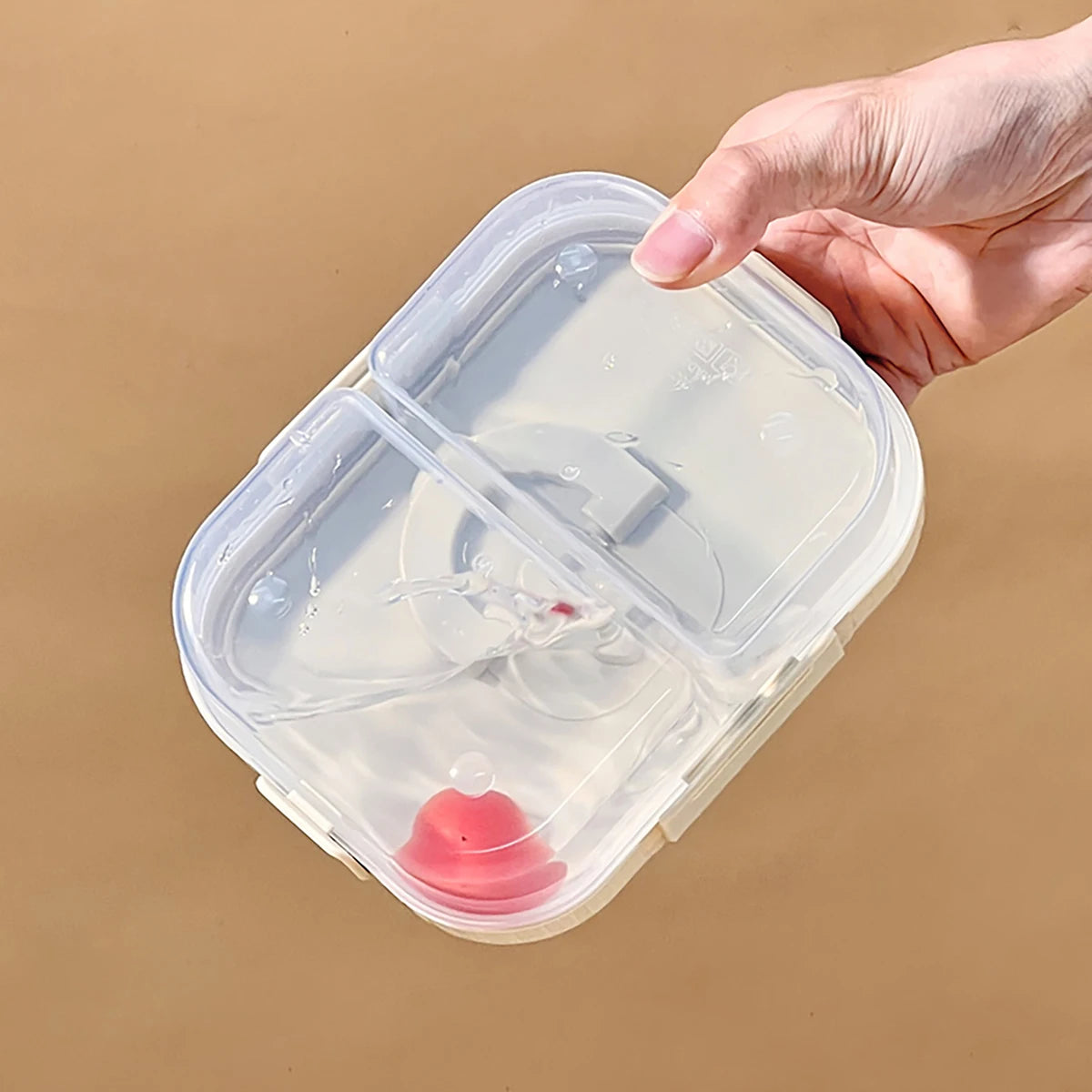 Clear Plastic Lunch Box