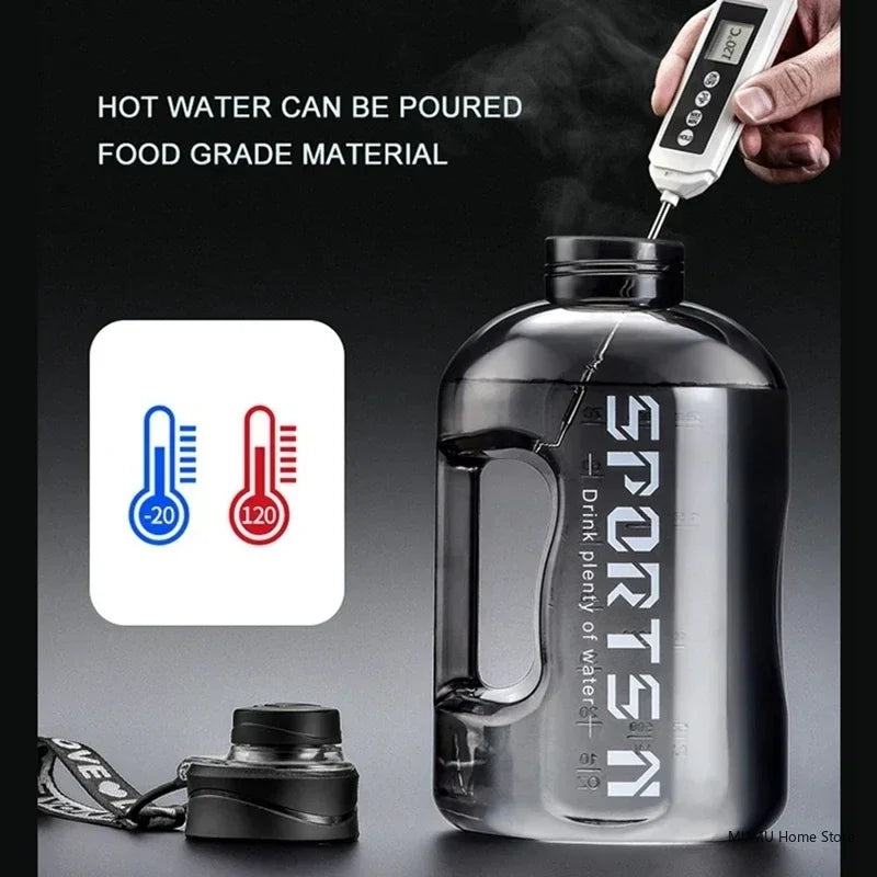 large capacity sports water bottle