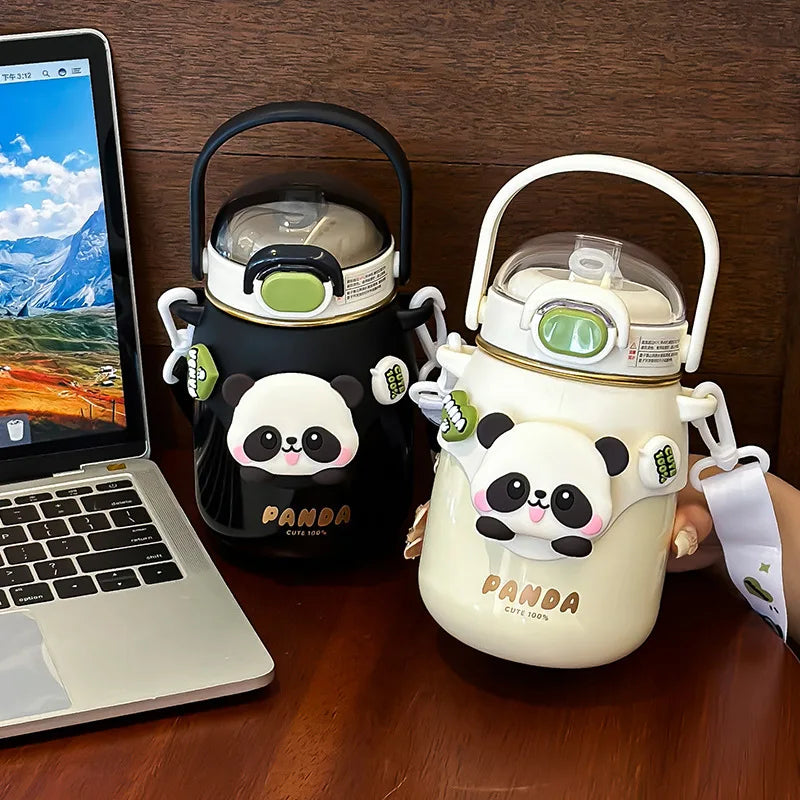 Panda Kids Vacuum Water Bottle