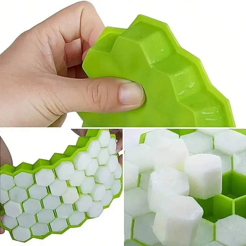 Honeycomb ice cube tray