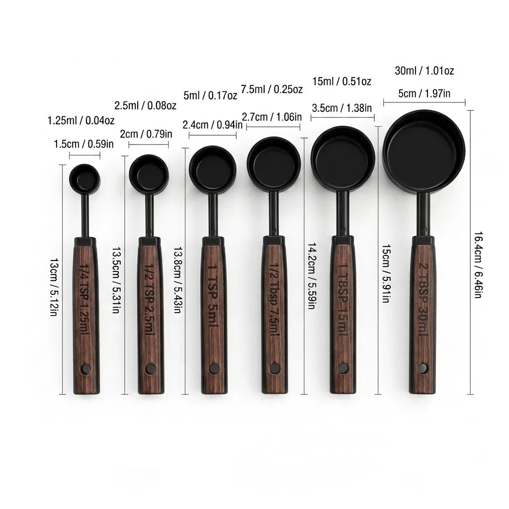 Set of measuring spoons