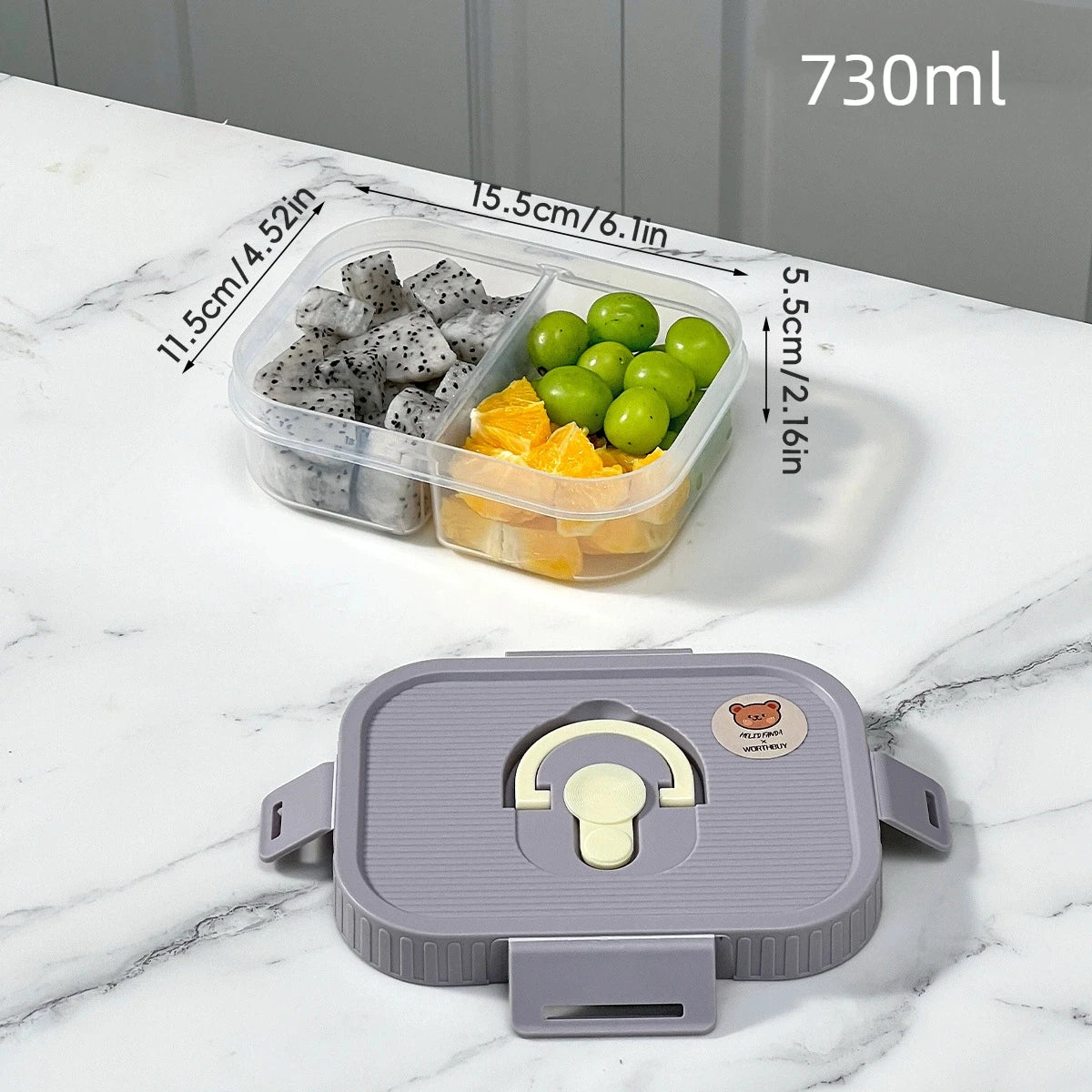 Clear Plastic Lunch Box