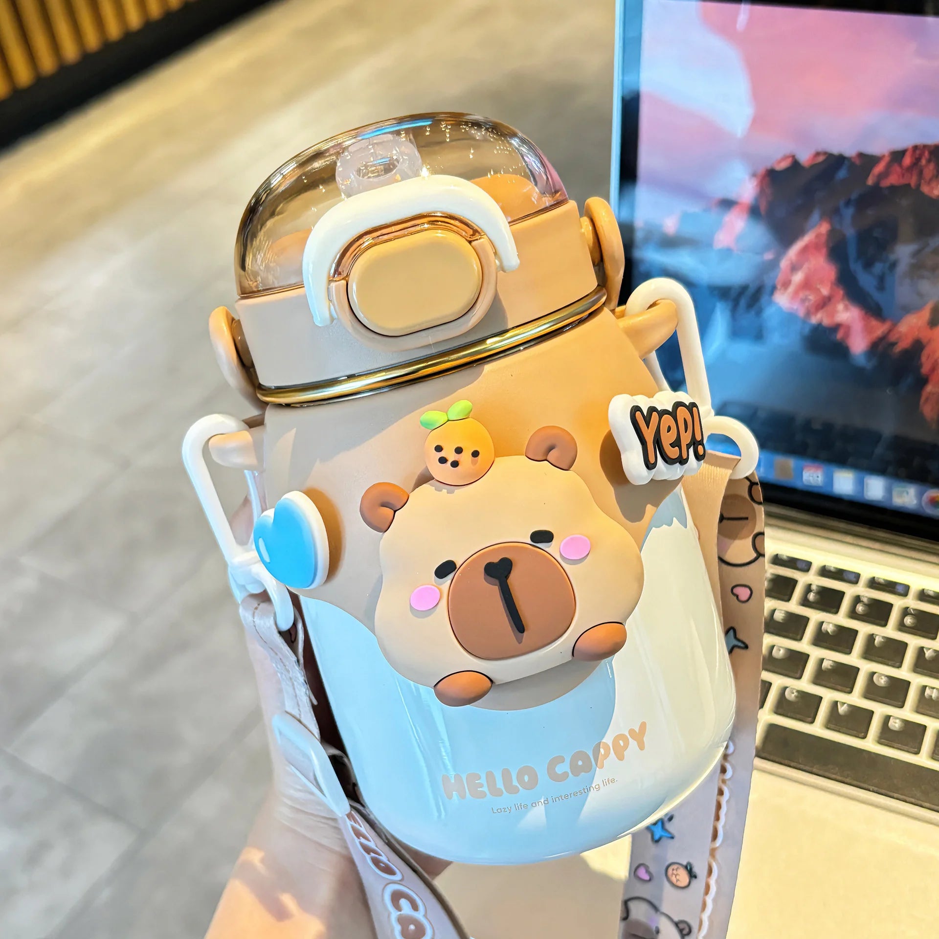 Panda Kids Vacuum Water Bottle