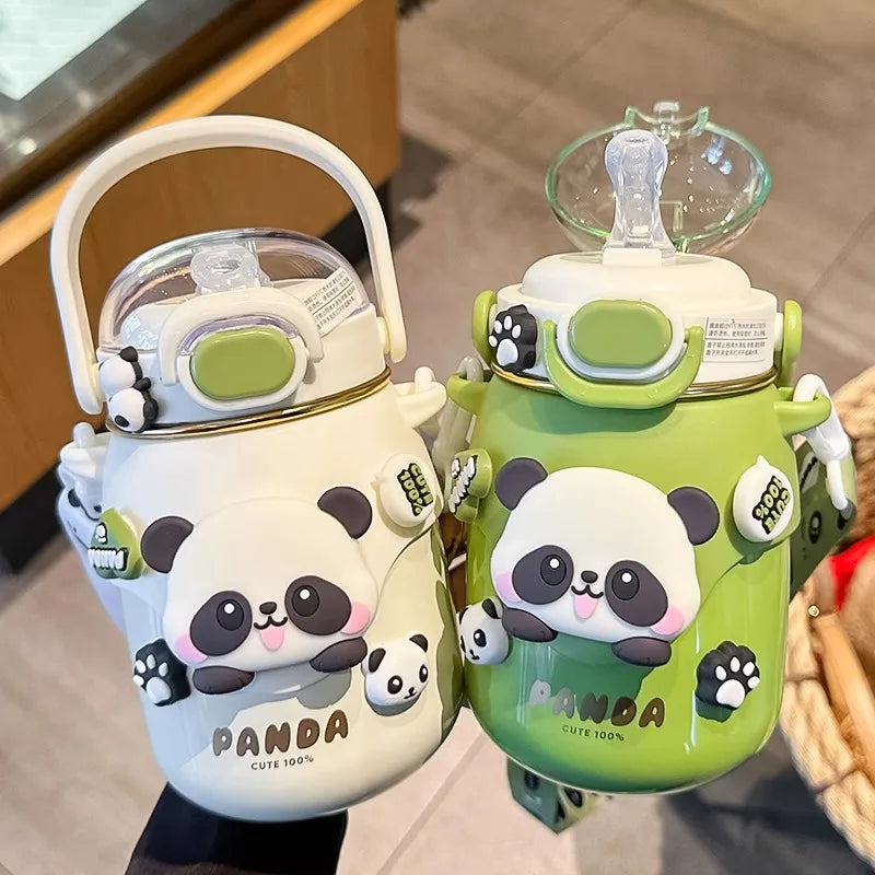Panda Kids Vacuum Water Bottle