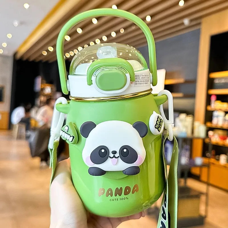 Panda Kids Vacuum Water Bottle