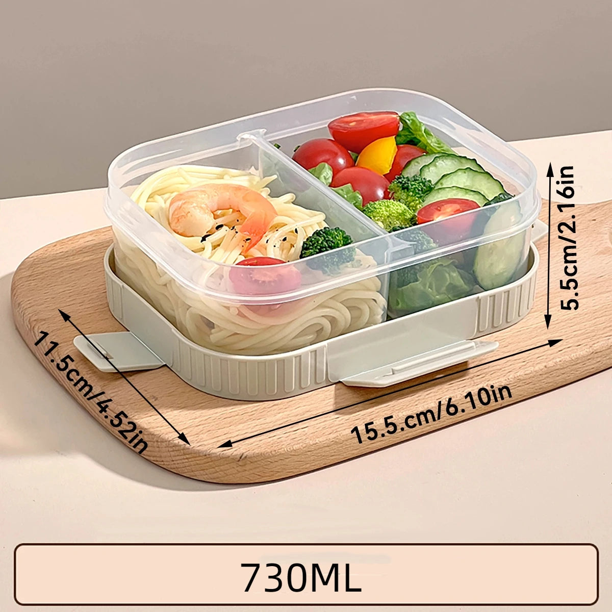 Clear Plastic Lunch Box