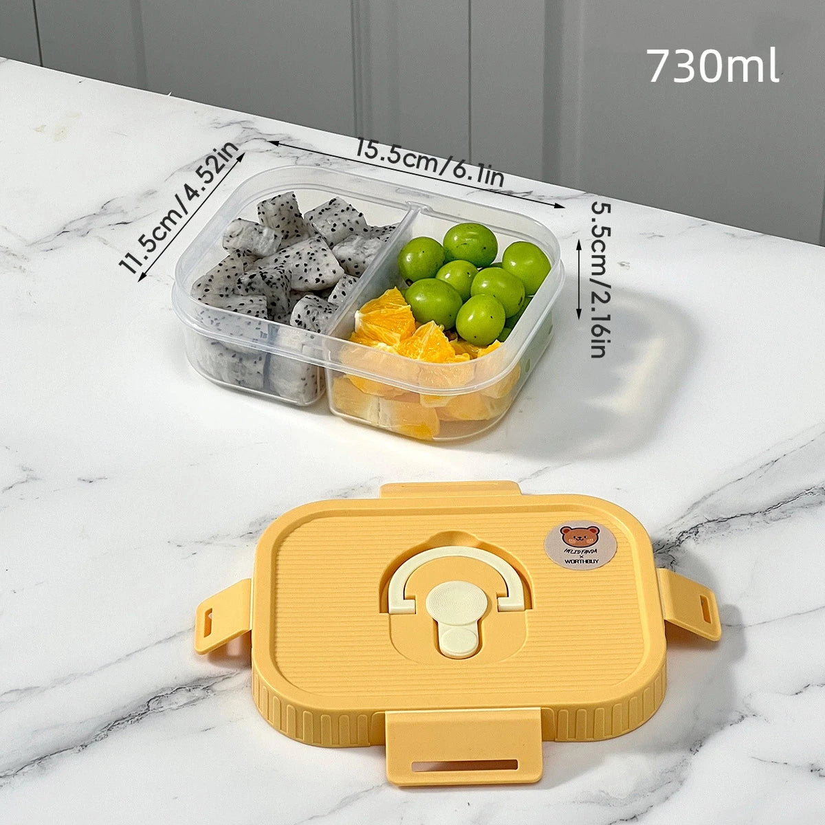 Clear Plastic Lunch Box