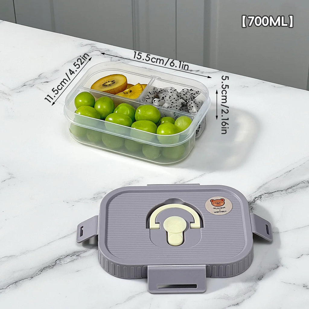 Clear Plastic Lunch Box