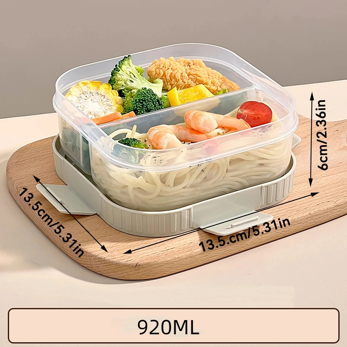 Clear Plastic Lunch Box