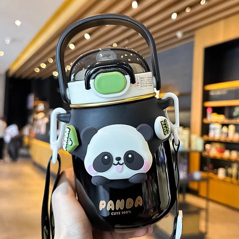 Panda Kids Vacuum Water Bottle