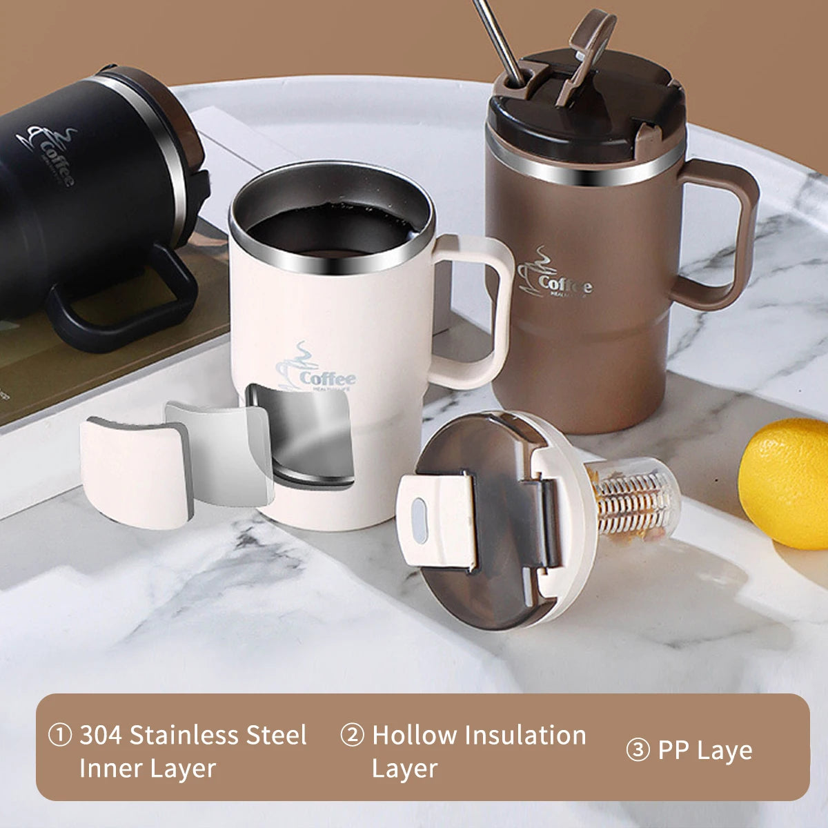 Double-Wall Coffee Mug