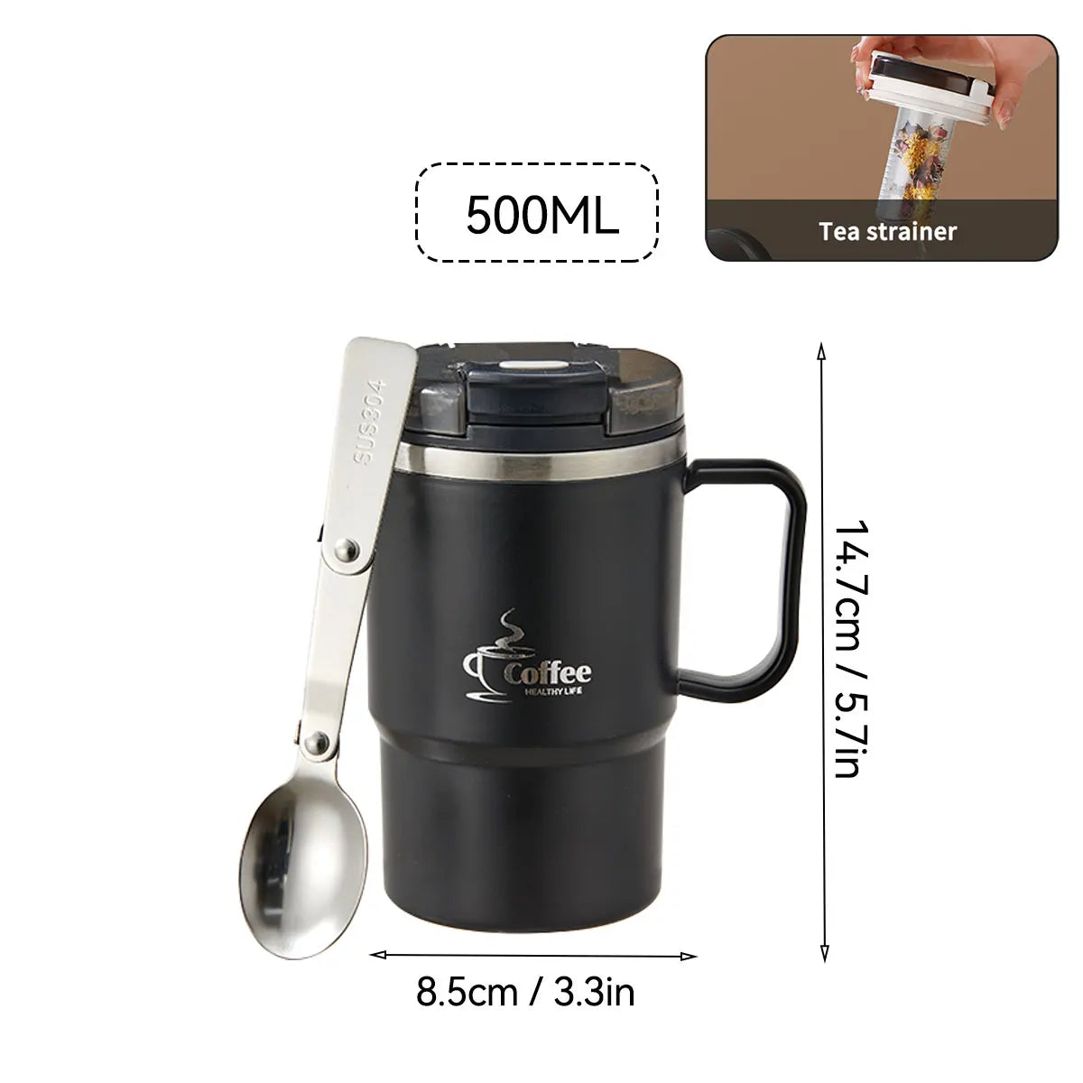 Double-Wall Coffee Mug