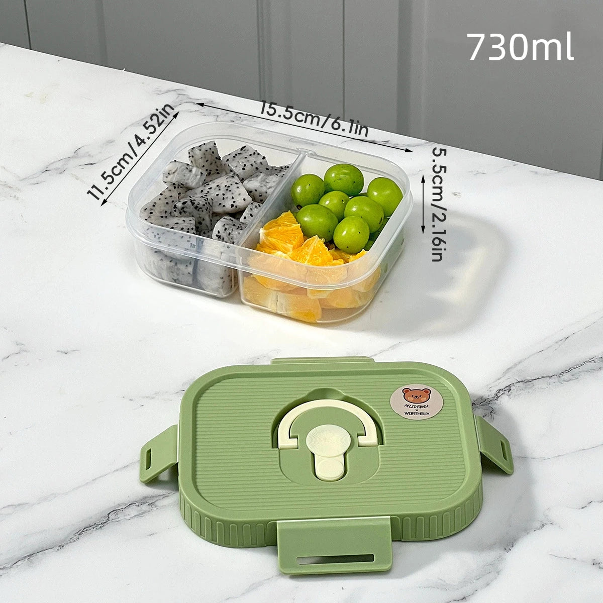 Clear Plastic Lunch Box