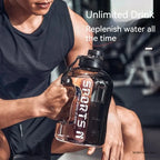 large capacity sports water bottle
