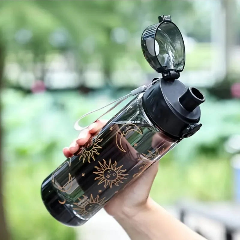 Convenience water bottle, high-quality PC material (600 ml)