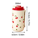 Travel plastic mug