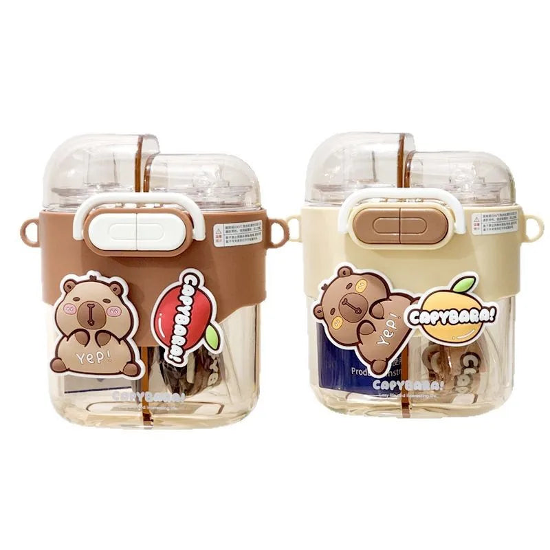Capybara double drink bottle (600ml)