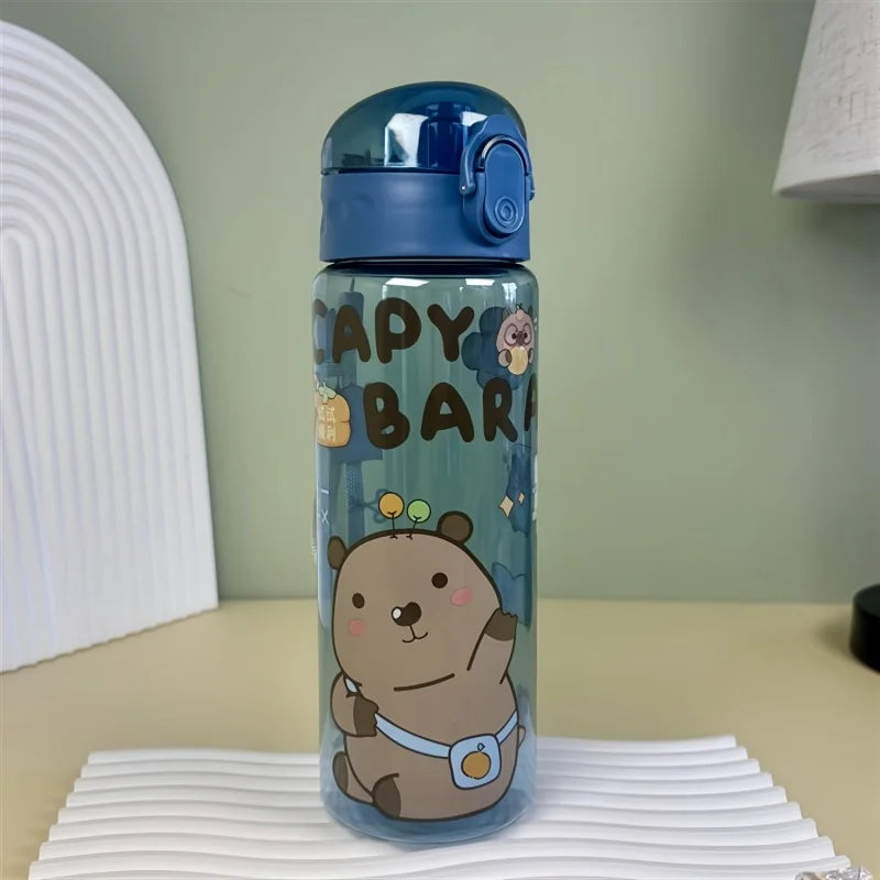 Kids Water Bottle with Cute Cartoon Design Capybara (780ml)