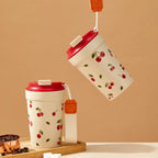 Travel plastic mug