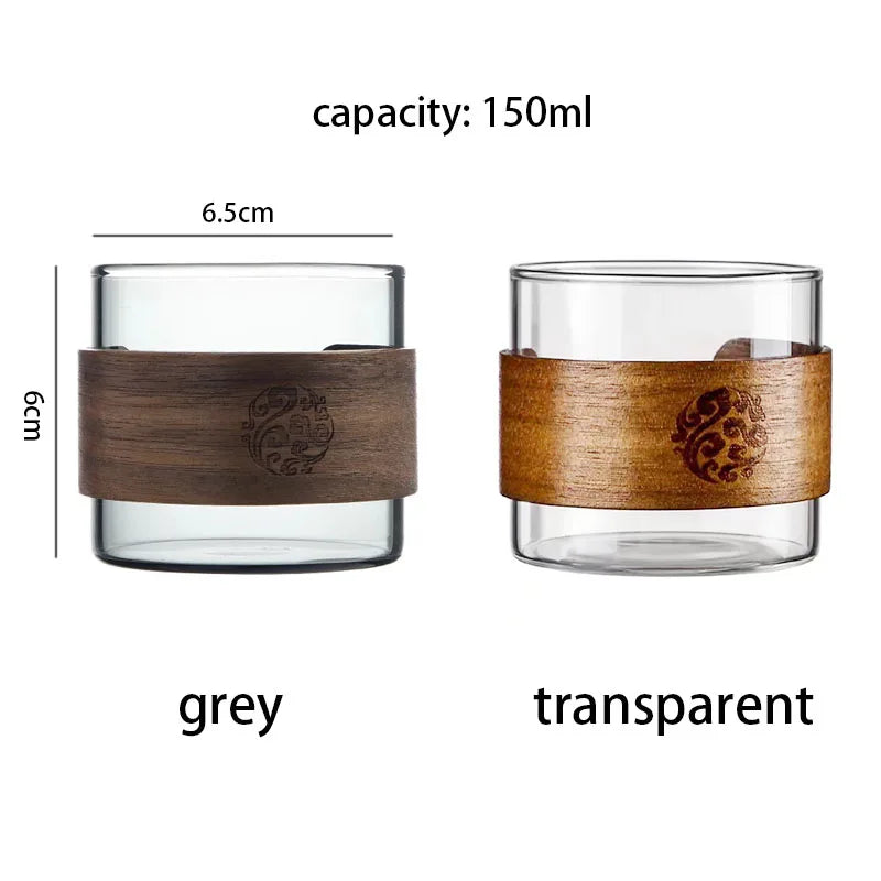 Glass Tea Cup  (6pcs 150ml)
