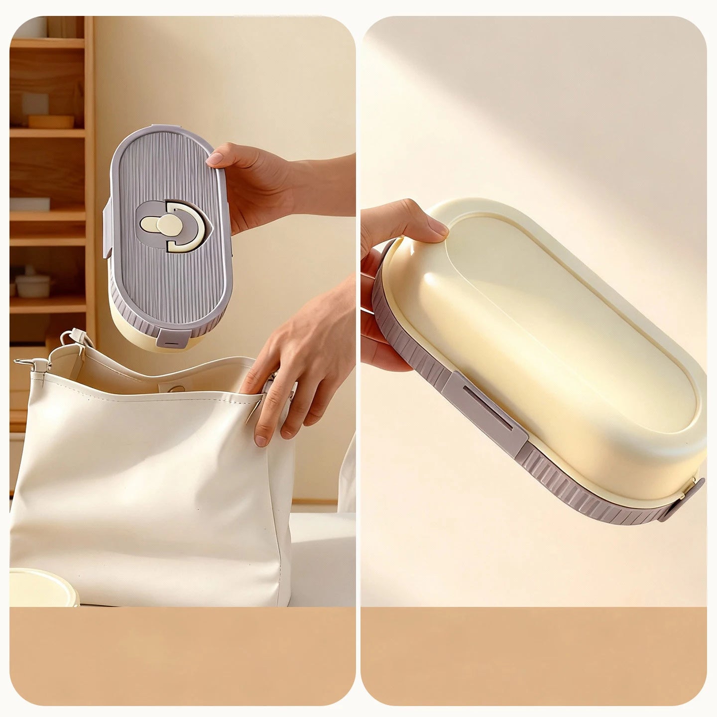 Oval Insulated Lunch Box