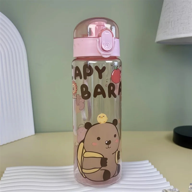 Kids Water Bottle with Cute Cartoon Design Capybara (780ml)