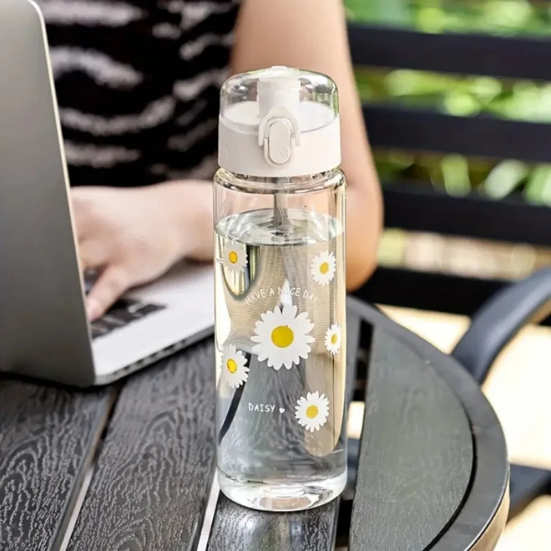 Convenience water bottle, high-quality PC material (600 ml)
