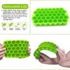 Honeycomb ice cube tray
