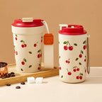 Travel plastic mug
