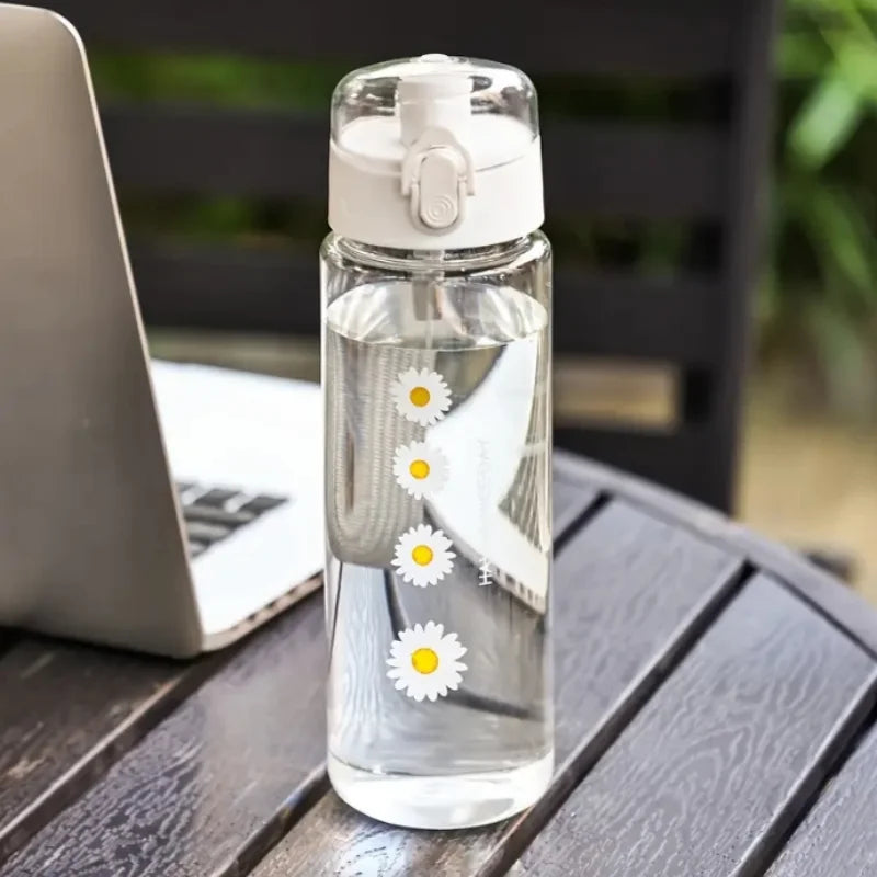 Convenience water bottle, high-quality PC material (600 ml)