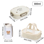 Lunch Box (With 3 removable compartment)