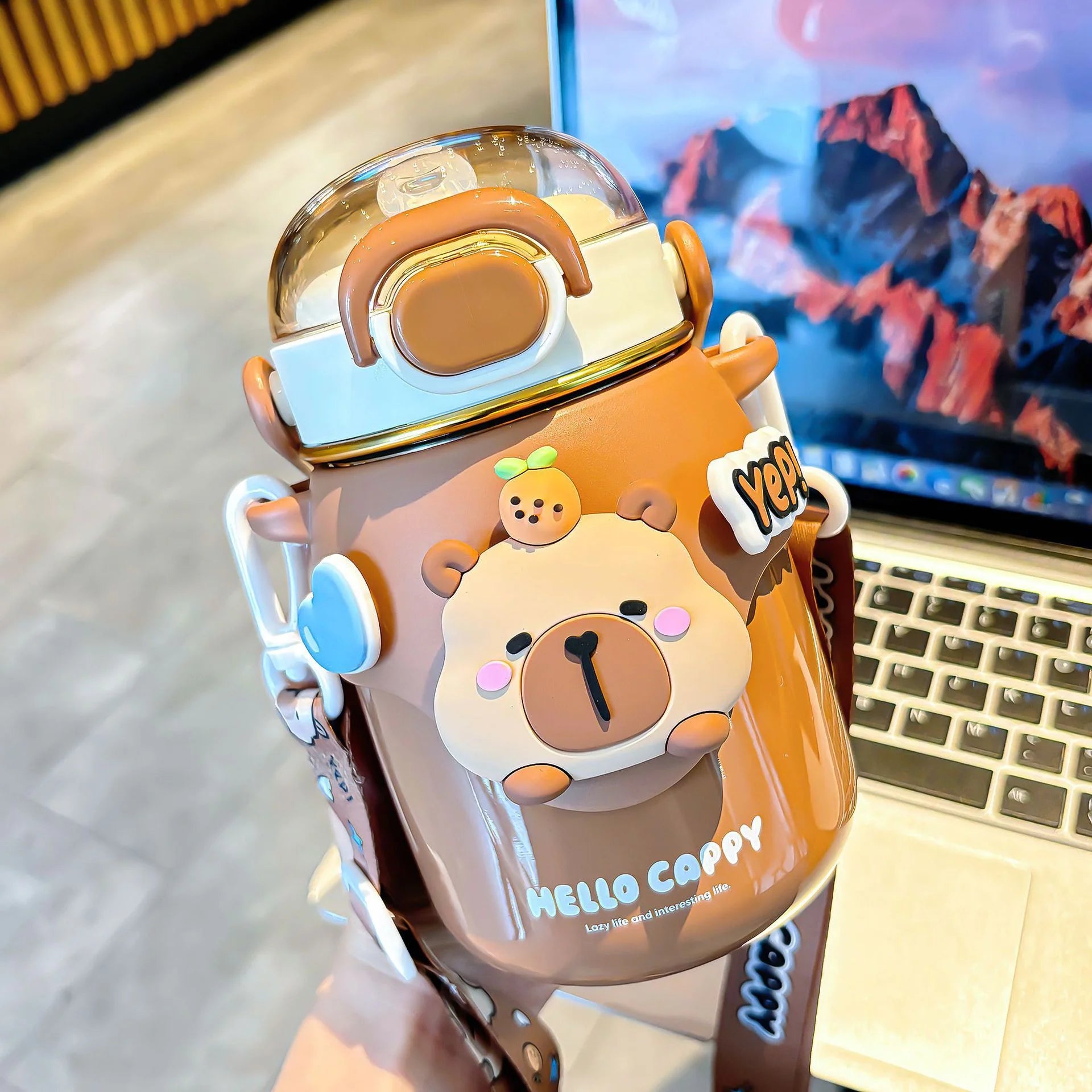 Panda Kids Vacuum Water Bottle