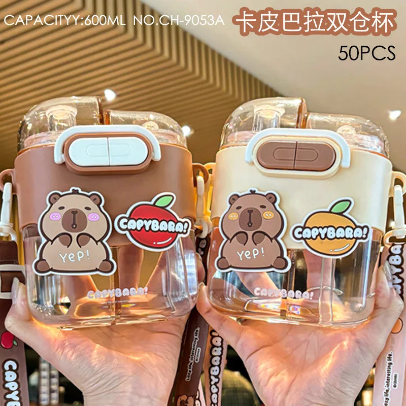 Capybara double drink bottle (600ml)